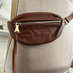 Genuine Leather Crossbody/Fanny Pack